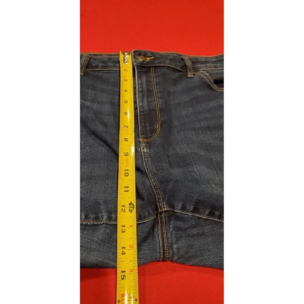 Sonoma Goods for Life women Blue Jeans‎ Curvy Bootcut Size 18 Pockets Zip Button